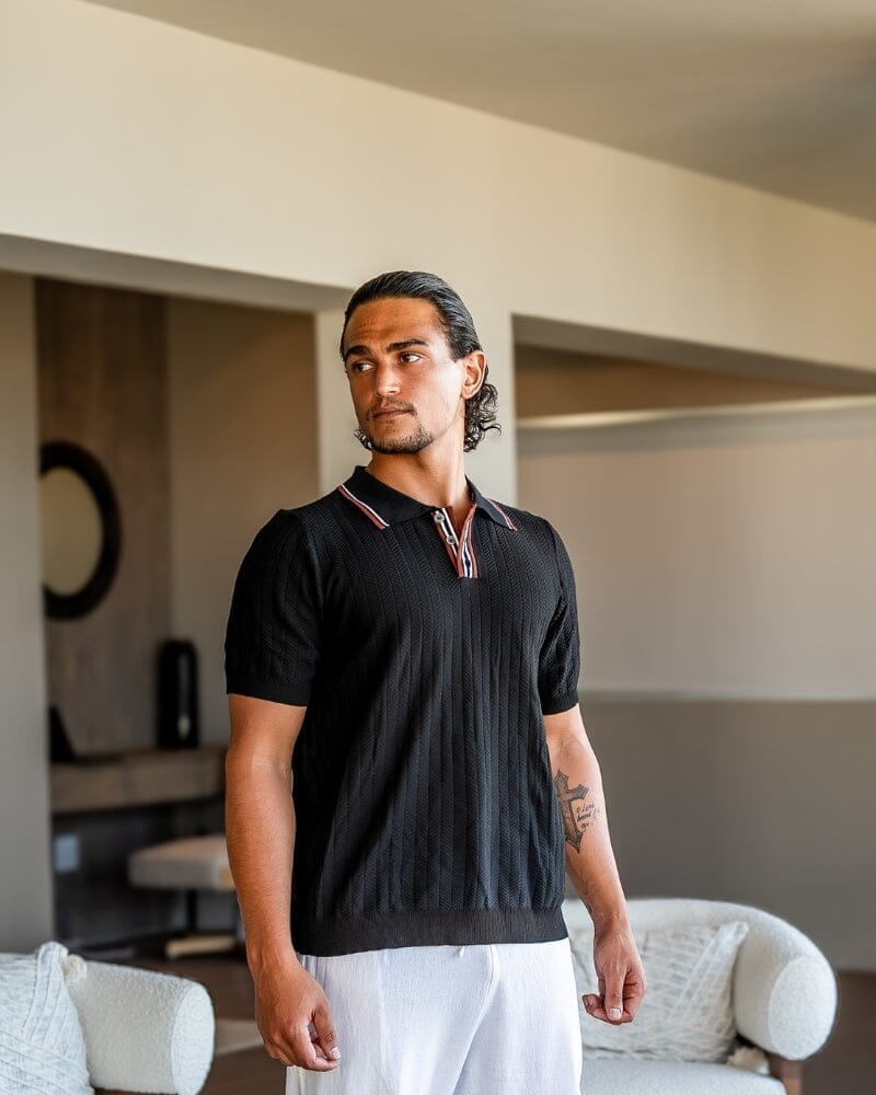 Ashford Strickpolo Elorien Schwarz S